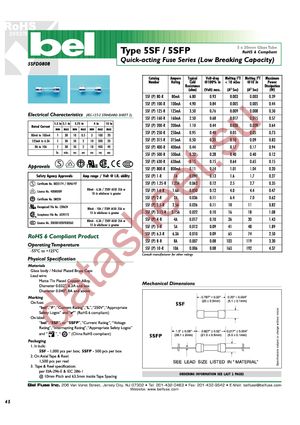 5SFP 3.15-R datasheet  